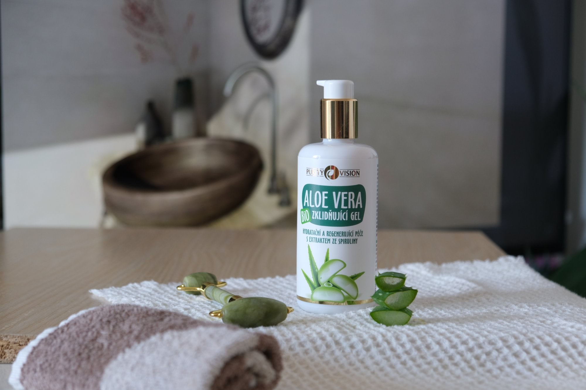 Purity Vision Zklidňující Aloe vera gel BIO (200 ml)