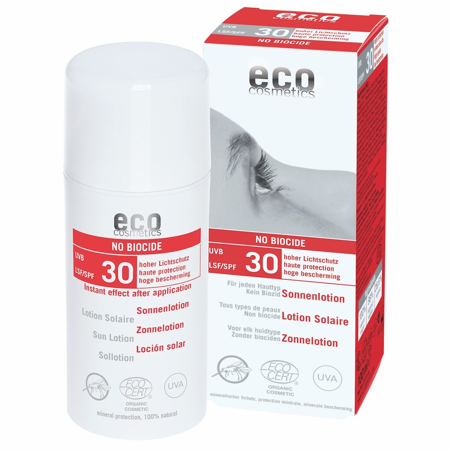 Eco Cosmetics Ochranný opalovací krém SPF 30 BIO (100 ml)