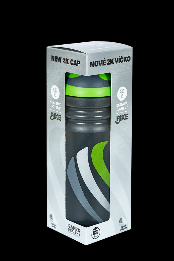 Zdravá lahev na kolo (0,7 l) - BIKE 2K19 zelená