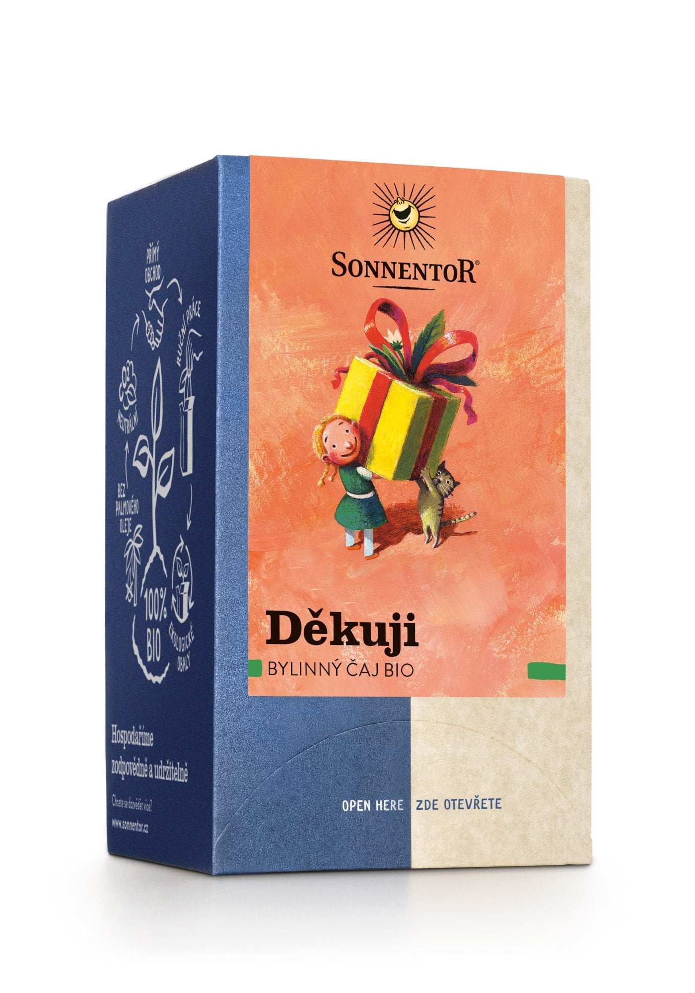 Sonnentor Bylinný čaj Děkuji BIO - nálevové sáčky (18 x 1,5 g)