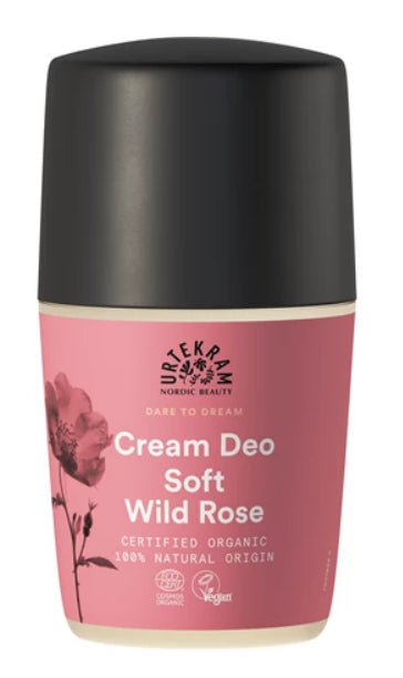 Urtekram Krémový deodorant roll-on s šípkovou růží BIO (50 ml)