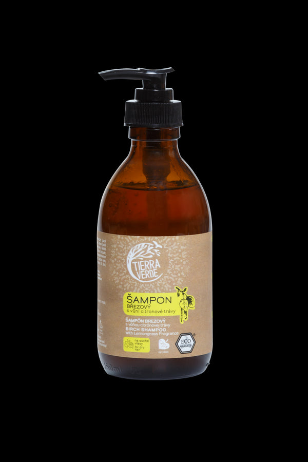 Tierra Verde Březový šampon na suché vlasy s citrónovou trávou