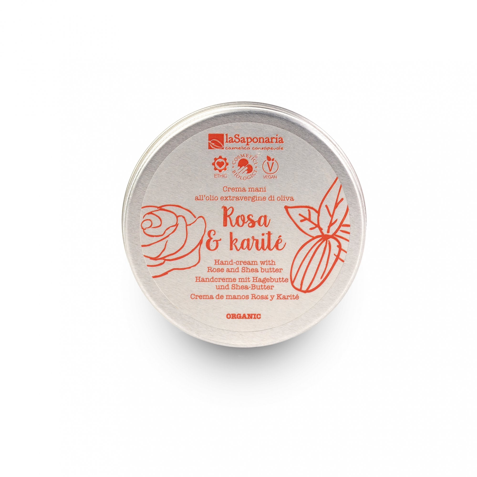 laSaponaria Krém na ruce s damašskou růží BIO (60 ml)