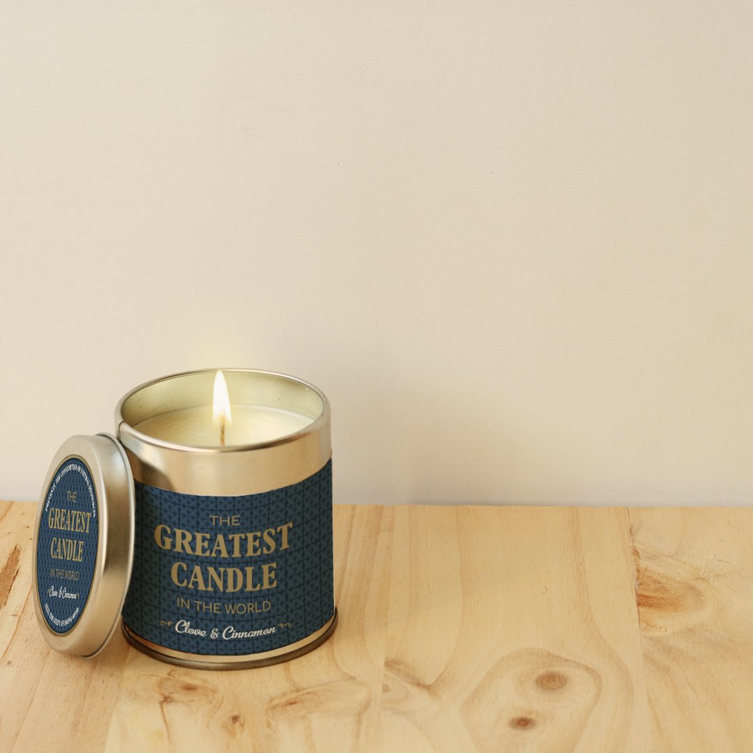 The Greatest Candle Vonná svíčka v plechovce (200 g) - hřebíček a skořice