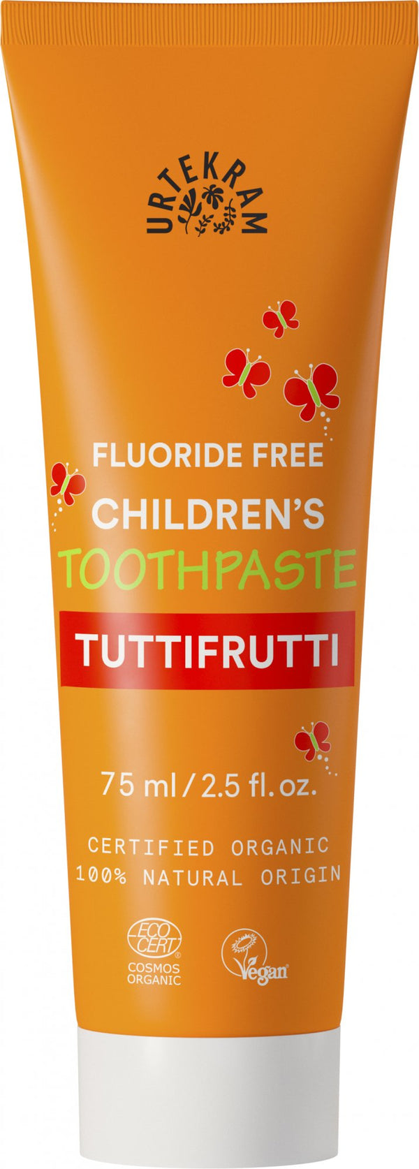 Urtekram Dětská zubní pasta Tutti frutti BIO (75 ml)