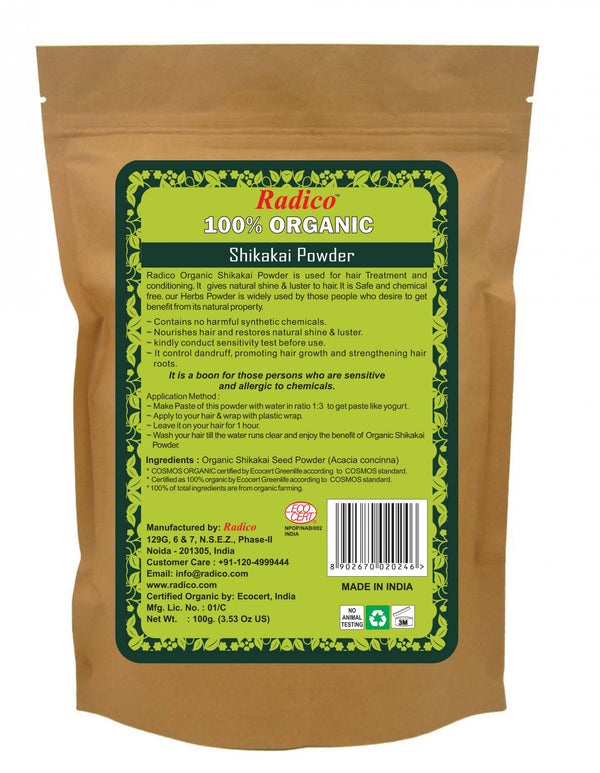 Radico Práškový šampon BIO (100 g) - Shikakai