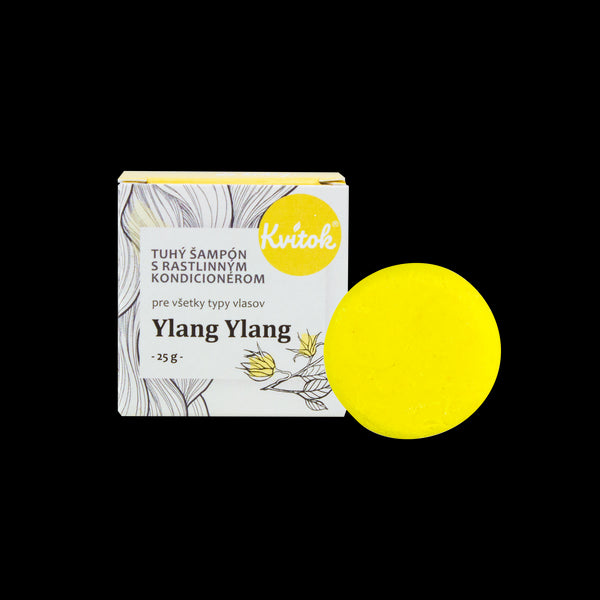 Kvitok Tuhý šampon s kondicionérem pro světlé vlasy Ylang Ylang