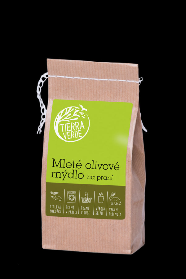 Tierra Verde Mleté olivové mýdlo na praní (200 g)