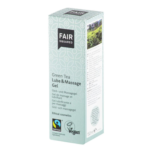 Fair Squared Lubrikační a masážní gel se zeleným čajem (150 ml)