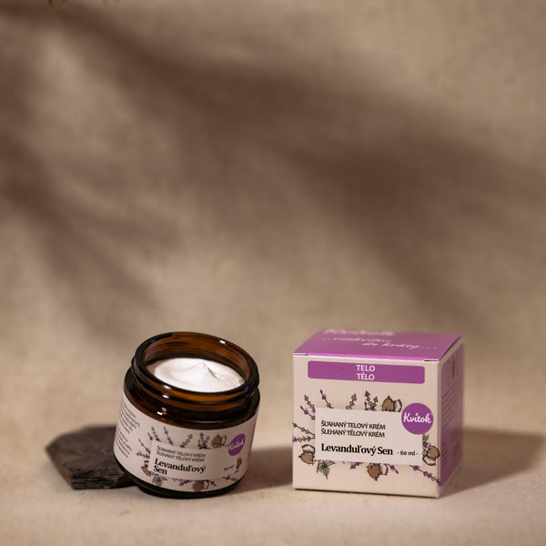 Kvitok Šlehaný tělový krém Levandulový sen (60 ml)