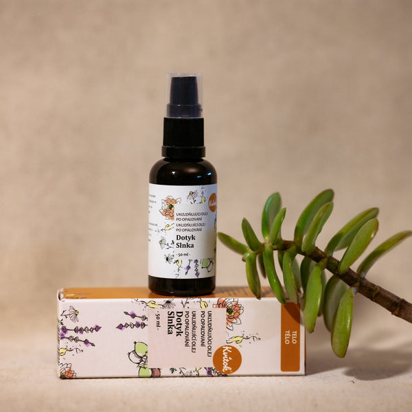 Kvitok Uklidňující olej po opalování Dotek slunce (50 ml)