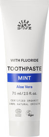 Urtekram Mátová zubní pasta s fluoridem BIO (75 ml)