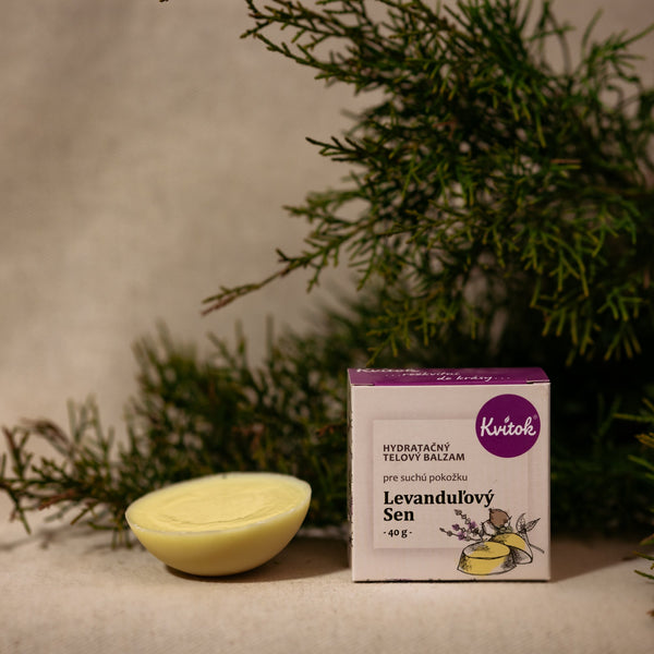 Kvitok Hydratační tělový balzám Levandulový sen (40 g)